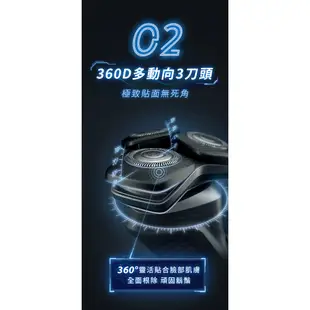 【PHILIPS 飛利浦】S5898/17 全新智能多動向三刀頭電動刮鬍刀│電鬍刀│贈超值好禮