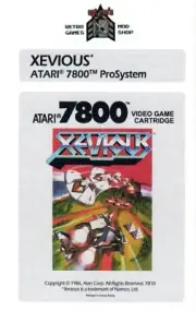 Atari 7800 Replacement Label - Xevious [Custom Color]