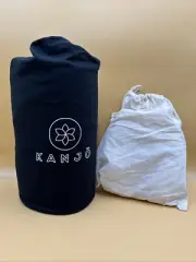 Kanjo Acupressure Set Black W/Mat, Pillow Memory Foam Travel Bag & Extra Pillow