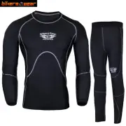 Motorcycle Motorbike Base Layer Thermal Wicking Rashguard compression undersuit