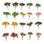20pcs miniature tree miniature Architecture Trees Model Building Model Tree