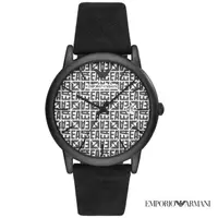 在飛比找PChome24h購物優惠-【EMPORIO ARMANI】品牌LOGO時尚手錶(AR1