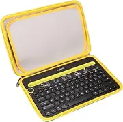 EVA Hard Carrying Case for Logitech K480 Wireless Multi-Device Keyboard, Protective Shockproof Travel Storage Bag