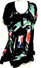 plus sz S (16) TS TAKING SHAPE Tropicana Hue Top soft draping Top NWT!