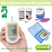 Blood Glucose Test Kit Diabetes Sugar Monitor 50 Lancets 50 Strips Meter Home