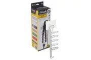 White Magic Stainless Steel 3kg I-Hook Hair Straightener Wall Holder Storage
