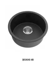 KDK Quartz Under-mount kitchen sink-QKS4646-MB