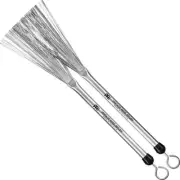 Meinl Stick & Brush SB309 Vintage Retractable Wire Brushes w/Aluminum Handle