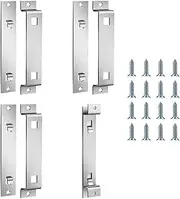 Bird House Hanging Brackets, Galvanized Steel, 4 Sets with Screws, Rust-Proof Mount for Feeders and Nesting Boxes