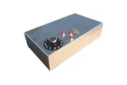 RCI 17 Gallon (64L) Aluminium Street Rod Fuel Cell with Sender Natural No Foam. Size: 30" x 17" x 7"