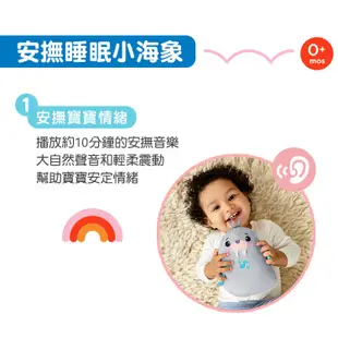 Fisher-Price 費雪 安撫睡眠/音樂震動小海象【佳兒園婦幼館】