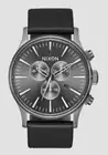 Nixon Sentry Chrono Leather - Free Expedited Shipping!