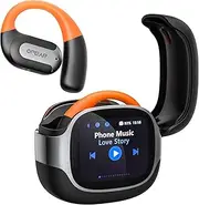 Relxhome Open Ear Headphones, Intelligent Touch Screen, Bluetooth 5.4, Deep Bass, IPX5 Waterproof Wireless Earbuds, 60 Hours Playtime, Wireless Bluetooth Headphones for Movement