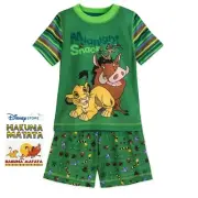 Disney Store The Lion King Short Sleep Set Pajamas Simba 3 4 5 6 7 8 9 10 NEW
