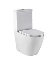 New Seima Wall Faced Ceramic Toilet Suite Clean Flush 90-190 Setout Back and Bot