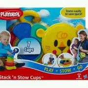 PLAYSKOOL STACK AND STOW CUPS (PLAY STOW GO) 7 CUPS AGES 9 Months +