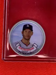 * Legend Clayton Kershaw 2017 Topps Archives C-22 Retail Box Coin *