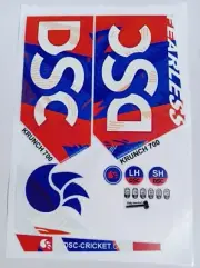 NEW 3D DSC KRUNCH 700 EDITION DIGITAL EMBOSSED TOPQUALITY CRICKET BAT STICKER