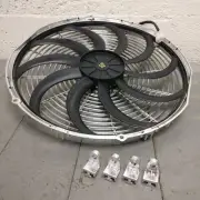 1993 Chevrolet Lumina APV 16 Inch Chrome Radiator Fan 12v cooling new gpi (for: Chevrolet)