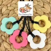 Autism chewy Necklace - Chewie Tube Sensory Chew ASD ADHD SPD Flower