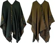 [MIYORI Indi] Alpaca Poncho Men Ponchos Adult Wool Poncho Men Pancho Men Mens Poncho Cloak