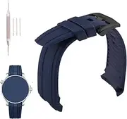 [XIW] Compatible for 20mm Omega Seamaster diver 300m 300 Aqua-Terra 150m AT150 Speedmaster Moonwatch Rubber Watch Band Replacement for men Silicone Wirstband Strap women Bracelet