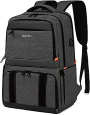 [RUCYEN] Lunch Backpack, Insulated Cooler Backpack Lunch Box for Men Women, RFID Blocking Laptop Backpack with USB Port