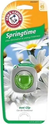 Arm & Hammer AH8200SPT Vent Clip Air Freshener, Springtime, 1 Pack