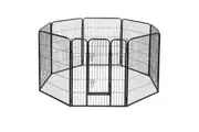 i.Pet 40" 8 Panel Dog Playpen Pet Exercise Cage Enclosure Fence Play Pen