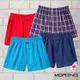 【MORINO摩力諾】(超值5件組)MIT純棉條紋兒童耐用織帶平口褲/四角褲