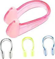 4pcs Swimming Nose Clip Adults Nose Clip Nose Accessories for Swim Silicone Nose Clip for Swimming Nose Plugs for Adult Small Nose Clip Universal Nose Clip Anti-Skid Nose Clip