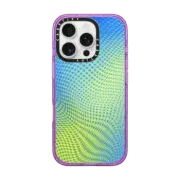 iPhone 16 Pro Impact Case MagSafe Compatible Grid Wave