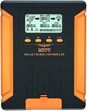Lazycloud 60A MPPT Battery Charge and Discharge Controller 12V 24V 36V 48V Auto Adapting Lead Acid Lithium Battery Charging for Solar Panel