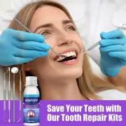 Temporary Tooth Repair Kit Resin Fix Broken False Teeth Fill Gaps Dental Denture