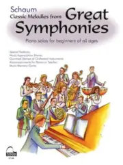 CLASSIC MELODIES FROM GREAT SYMPHONIES FOR PIANO MUSIC BOOK SCHAUM BEGINNER NEW