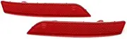 Rear Bumper Reflector Light Rear Bumper Lights Bar Warning Lamp for Peugeot 508 508 2010-2014 Rear Lights