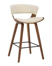 Armen Living Jagger Modern 26in Wood Counter Height Bar Stool