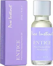 [Pure Instinct] ENTICE The Original Pheromone Infused Essential Oil Perfume Cologne - For Her Women - TSA Ready (Dropper Bottle 0.5 Fl. Oz./15mL)