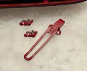 Red Titanium Deep Pocket Clip Stainless Screws Set Benchmade Freek 560BK-1 Knife