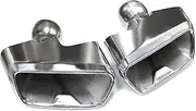 Car Exhaust Tip Compatible For BMW G30 G31 525i 530i 540i 2018-2023 Performance Exhaust System Stainless Steel Car Muffler Tip(Silver A)