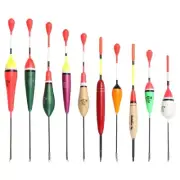 10Pcs Long Tail Fishing Float Set Float Buoys Bobber Stopper Fishing Float