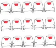 15pcs Swing Style Flip Top Bottle Replacement Caps Airtight Flip Top Replacement Caps with Rubber Gasket Swing Top Replacement Caps