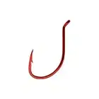 Mustad Drop Shot Octopus Hooks 1/0 Fine Wire Ultrapoint 92604NP Red QTY 25