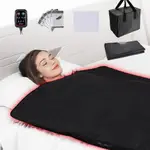 VEVOR Sauna Blanket for Detoxification, Portable Far Infrared Sauna for Home, PU Sauna Bag w/ Therapy Stones & Carbon Fiber Heating, 1-6 Level Adjust