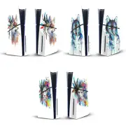 PIXIE COLD ART MIX VINYL SKIN DECAL FOR SONY PS5 SLIM DISC EDITION CONSOLE