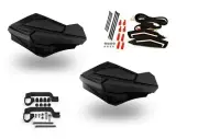 Powermadd Sentinel LED Turn Signal Handguards Black/Black ATV Dirtbike