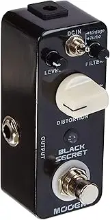 MOOER Black Secret, distortion micro pedal