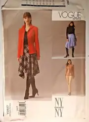 Vogue 2827 Sewing Pattern sz 6-8-10 Women's Jacket Pants Skirt NY NY