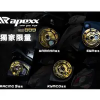 在飛比找蝦皮購物優惠-YP機車精品 APEXX 黃金鎖頭蓋 鍍金 鎖頭蓋 鑰匙蓋 