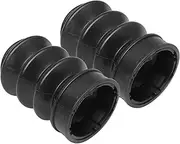 Motorcycle Front Shock Covers Motorcycle 39mm Rubber Fork Cover Gaiter Gator Boot Shock Protector Dust Guard Fit for Harley Iron 883 Sportster Fork Guards